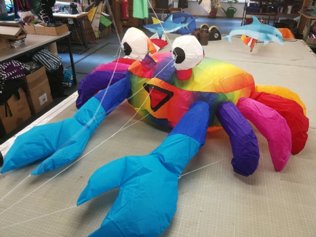 BOUNCING BUDDY 'BILLY THE CRAB' RAINBOW