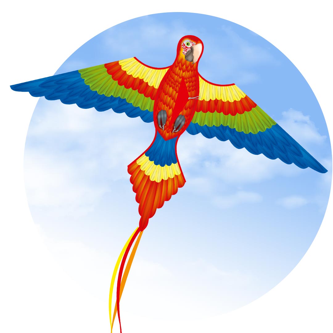 ECOLINE PARROT KITE