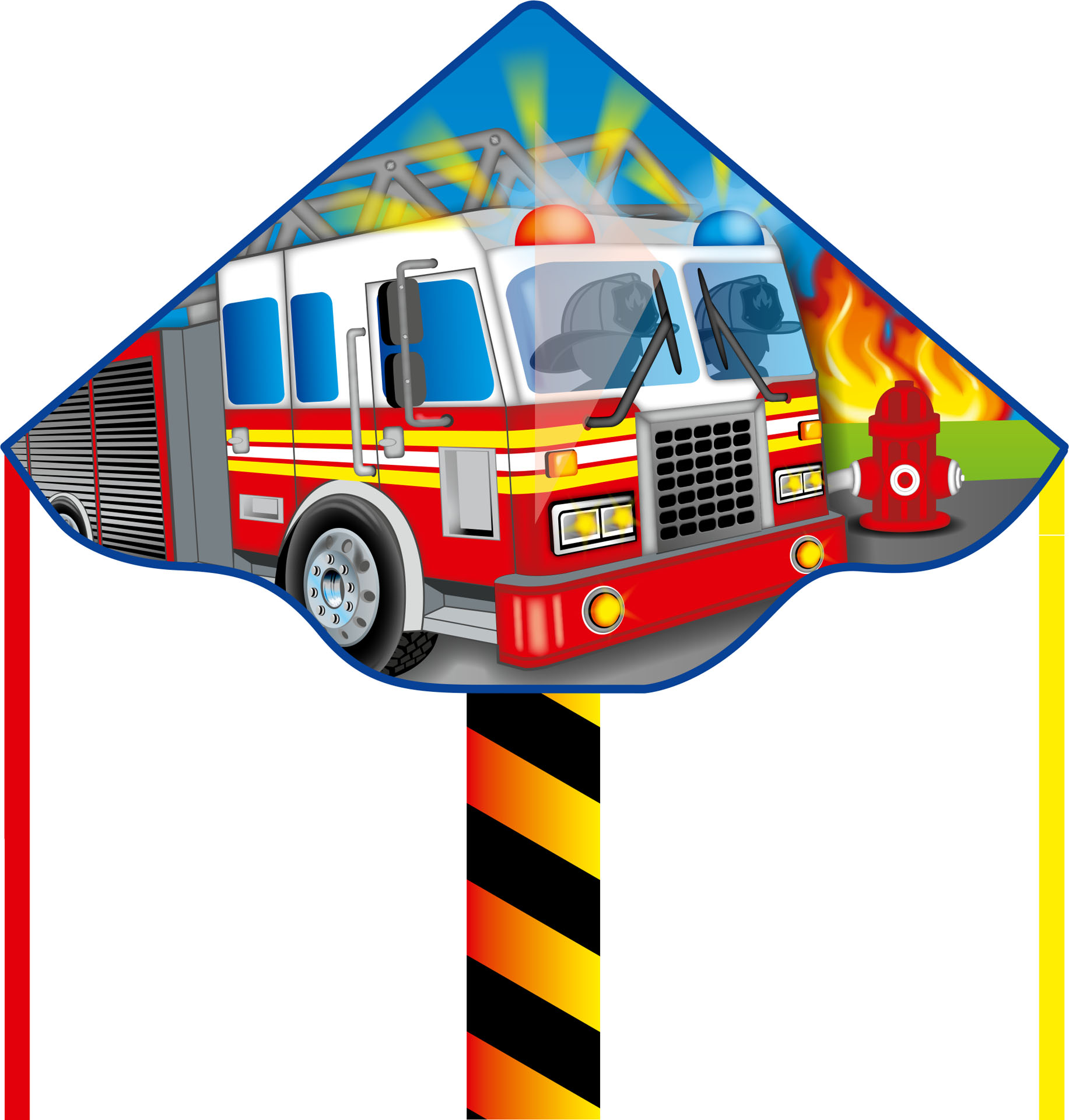 ECO: SIMPLE FLYER FIRE TRUCK 120CM 47"