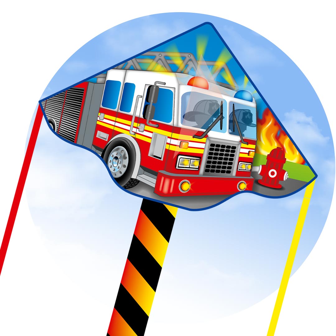 ECO: SIMPLE FLYER FIRE TRUCK 120CM 47"