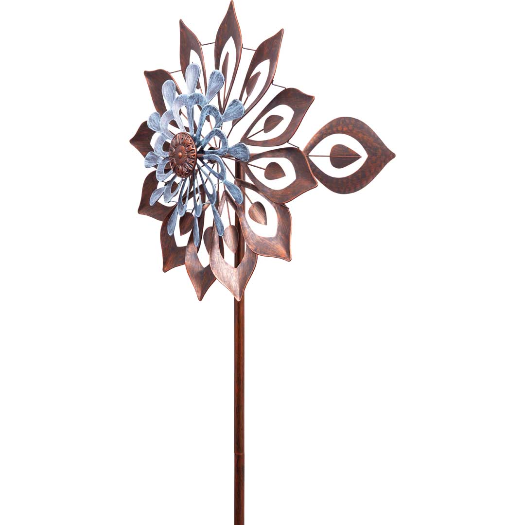 METAL WIND SPINNER: COPPER ILLUSION GIANT DUETT