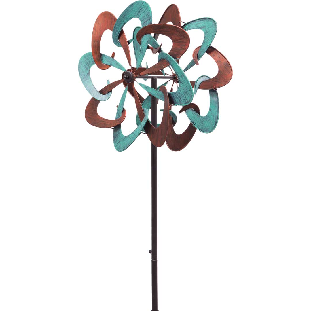 METAL WIND SPINNER: COPPER SWIRL DUETT
