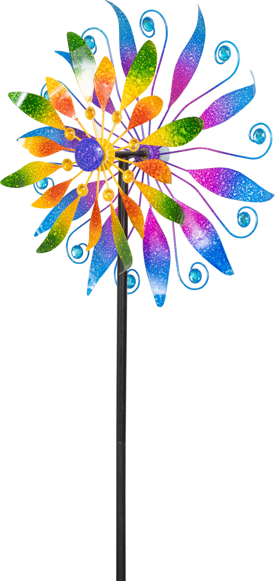 METAL WIND SPINNER: FLORAL SPECTRUM DUETT