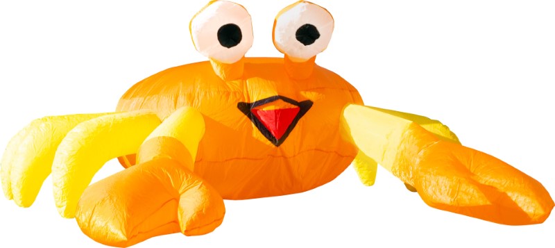 BOUNCING BUDDY 'BILLY THE CRAB' YELLOW 3M
