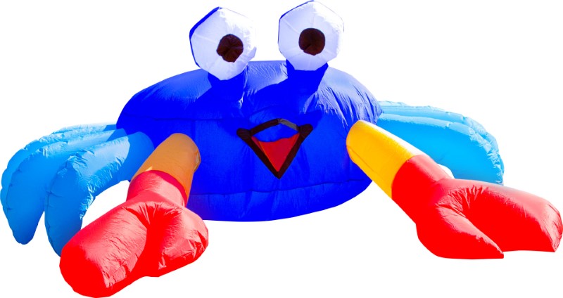 BOUNCING BUDDY 'BILLY THE CRAB' BLUE 3M
