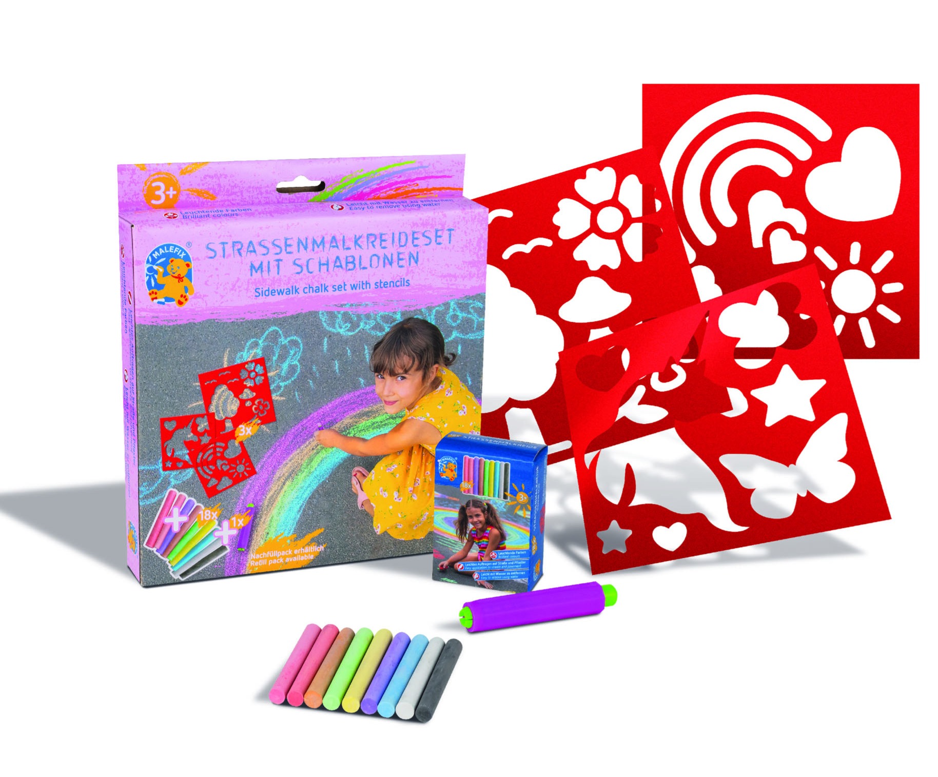 MALEFIX: CHALK UNICORN STENCIL SET